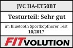 JVC HA-ET50BT Fitvolution Testsiegel 10-17
