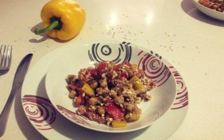 Linsen-Kichererbsen-Salat
