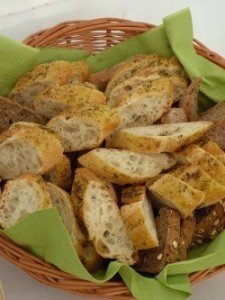 ohne Brotkorb Kalorien sparen