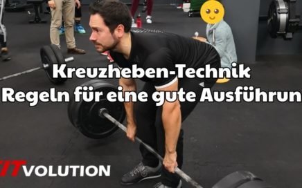 Kreuzheben-Technik – 5 Regeln für eine gute Ausführung