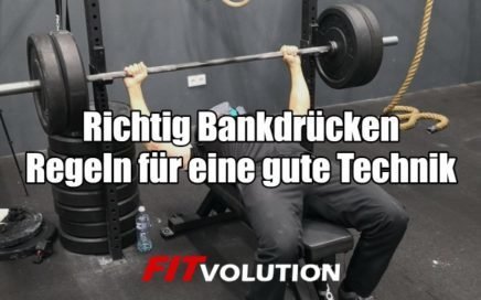 Richtig Bankdrücken Regeln für eine gute Technik