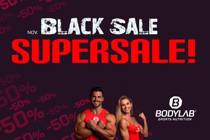 Bodylab24 Blackweek Sale Banner